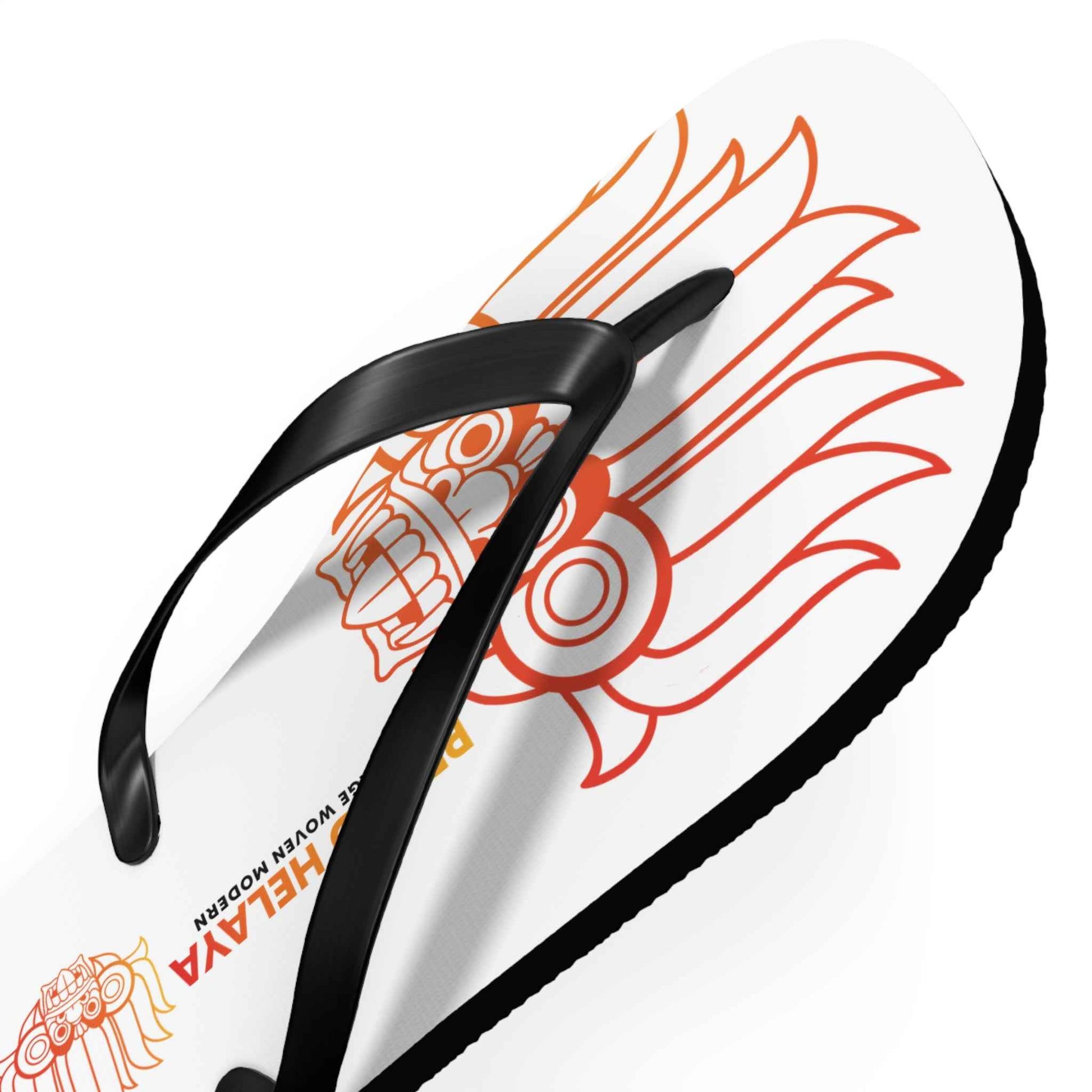 Proud Helaya Vibrant Graphic Flip Flops