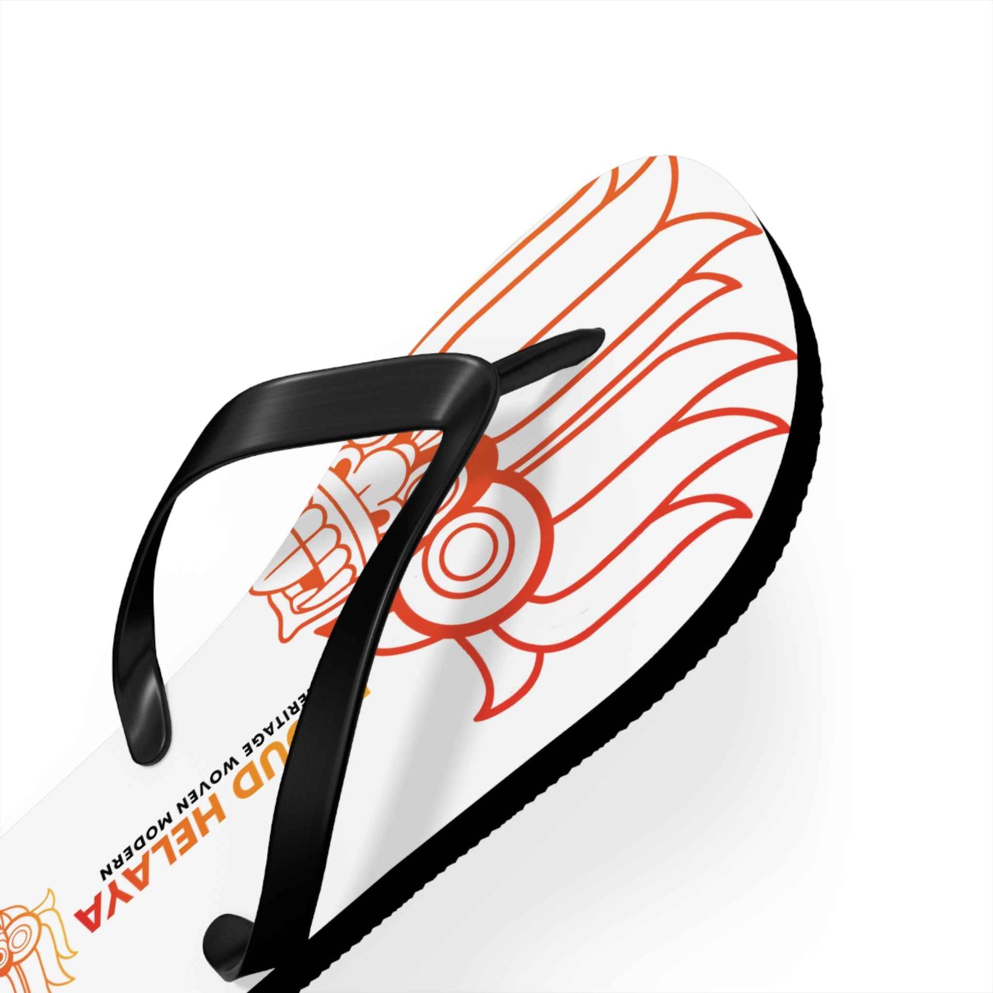 Proud Helaya Vibrant Graphic Flip Flops